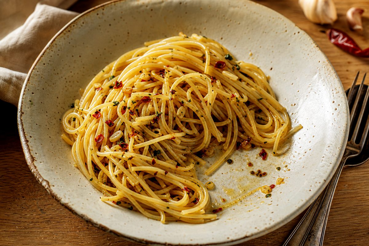 Pâtes aglio e olio