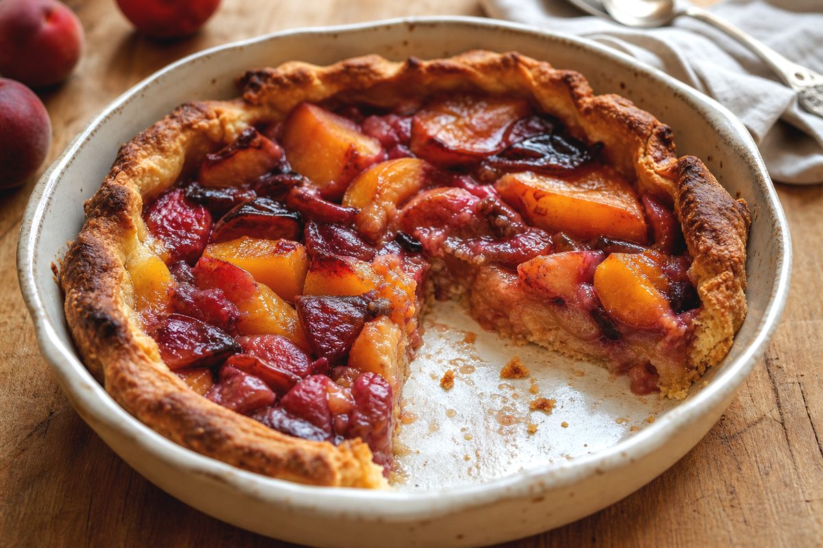 Tarte aux fruits abîmés